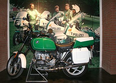 Polizeimotorrad im Polizeimuseum
